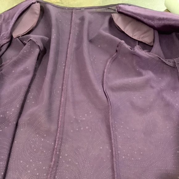 Purple Beautiful shimmery topper L 38-39:bust - Picture 10 of 10